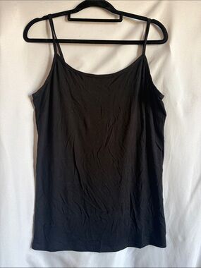Women's Black Spaghetti-Strap Camisole